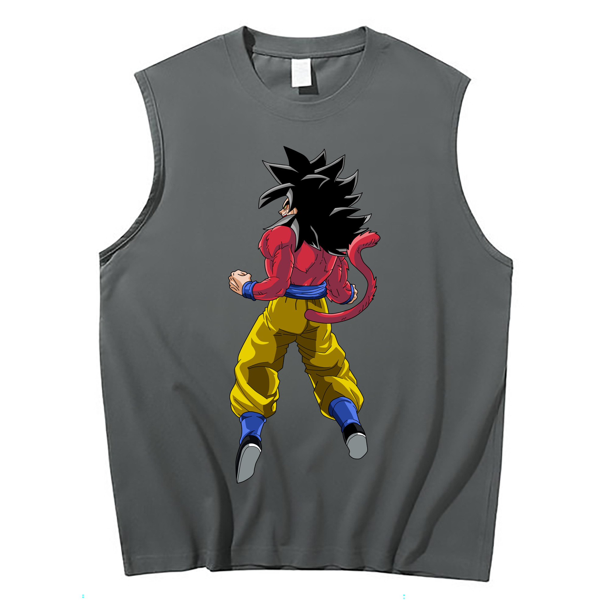 （画像用） ドラゴンボール 孫悟空（そん ごくう）Son Goku カカロット DRAGON BALL Kakarotto コットン100％タンクトップ（フロントプリント）